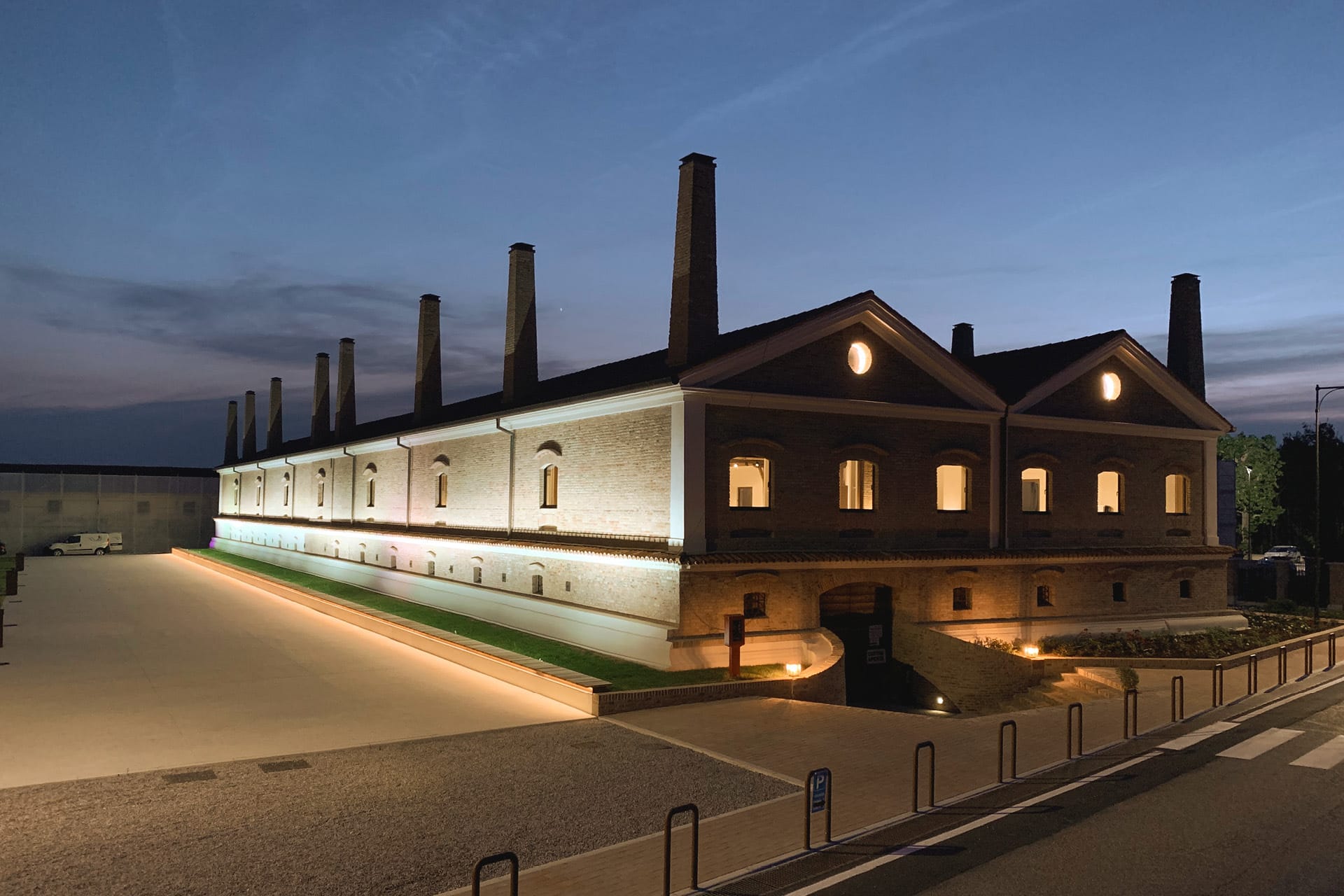 Un edificio industriale costruito dall'impresa Del Bianco di Udine